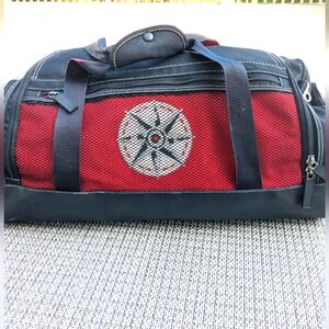 VTG Marlboro‎ Unlimited Gear Compass Black Red Duffle Bag